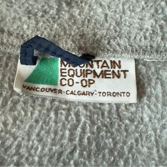 Vintage 80s MEC Fleece Full Zip - Picture 9 of 10